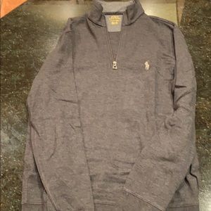 Grey Ralph Lauren quarter zip
